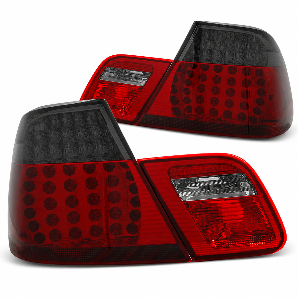 LED Rückleuchten passend für BMW E46 04/1999–03/2003 Coupé Rot/Smoke