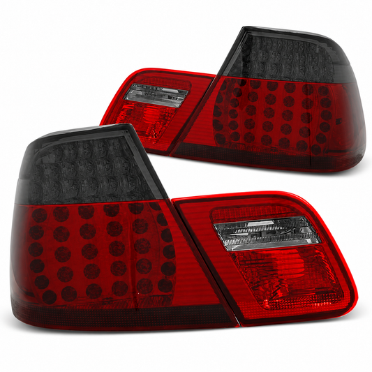 LED Rückleuchten passend für BMW E46 04/1999–03/2003 Coupé Rot/Smoke