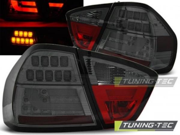 LED Lightbar Rückleuchten passend für BMW E90 Limo Bj. 05-08 Smoke