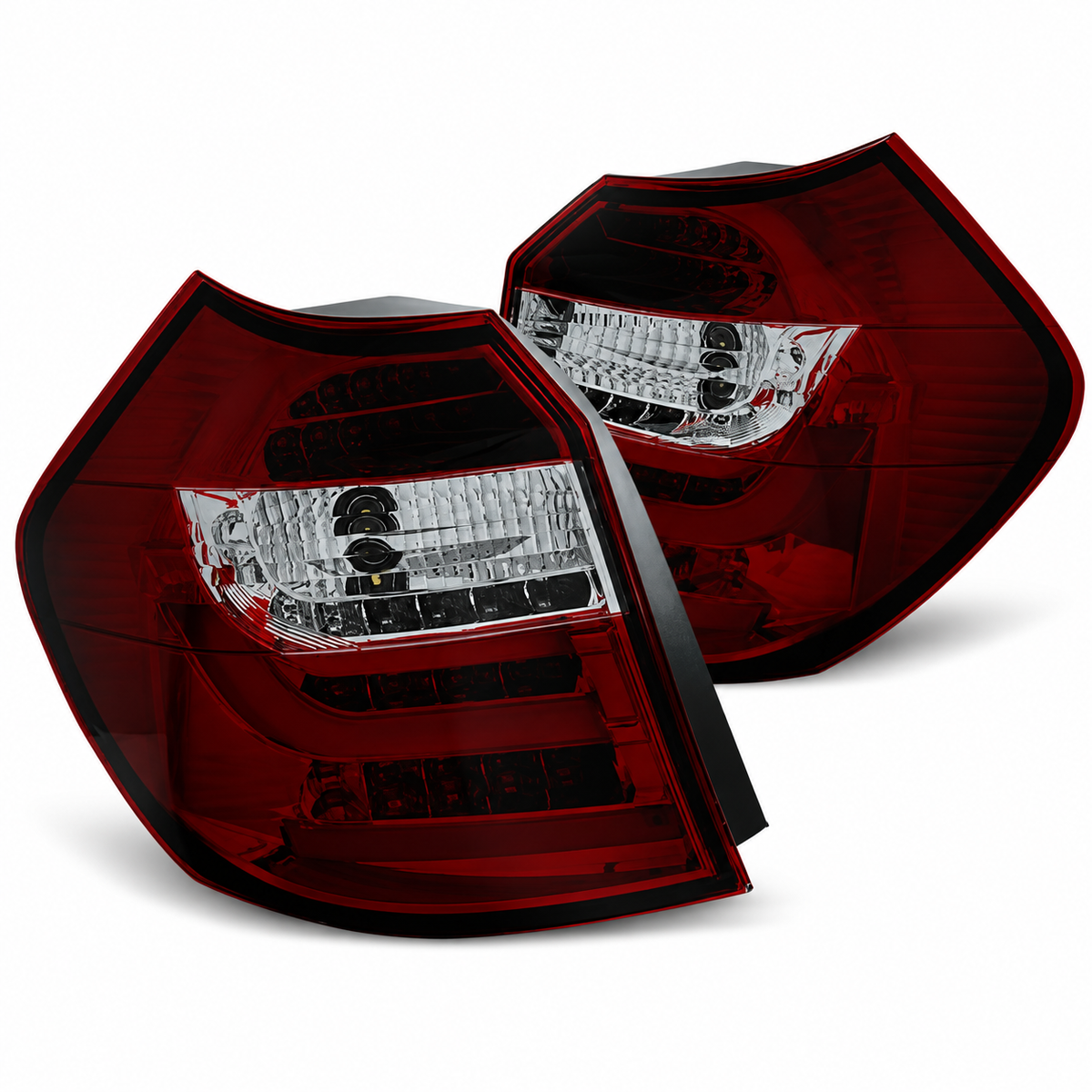 LED Rückleuchten passend für BMW E87 04-08.07 Rot/Smoke