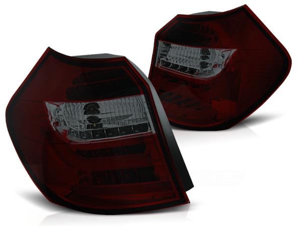 LED Lightbar Rückleuchten passend für BMW E81/E87 LCI Bj. 07-11 Rot/Smoke