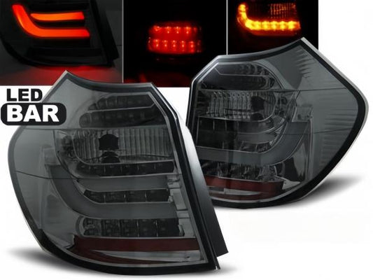 LED Lightbar Rückleuchten passend für BMW E81/E87 LCI Bj. 07-11 Smoke