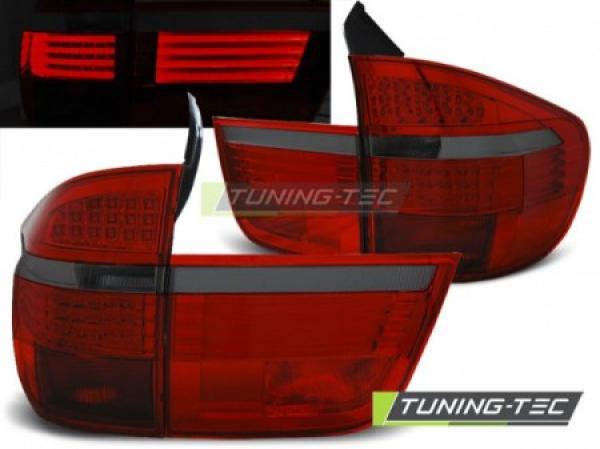 LED Rückleuchten passend für BMW X5 E70 Bj. 07-10 Rot/Smoke
