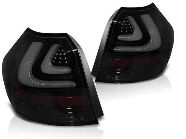 Voll LED Lightbar Rückleuchten passend für BMW E87 Bj. 04-07 Schwarz Smoke