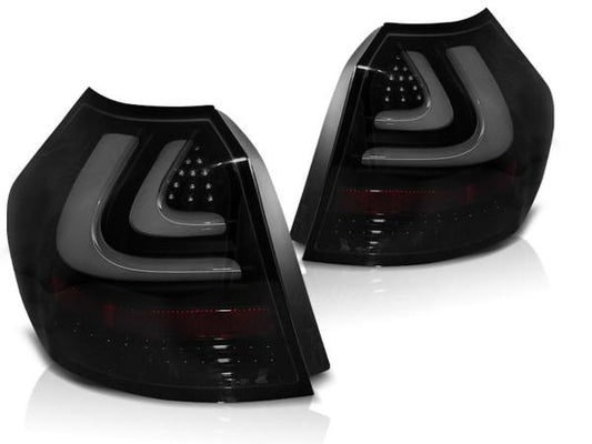 Voll LED Lightbar Rückleuchten passend für BMW E87 Bj. 04-07 Schwarz Smoke