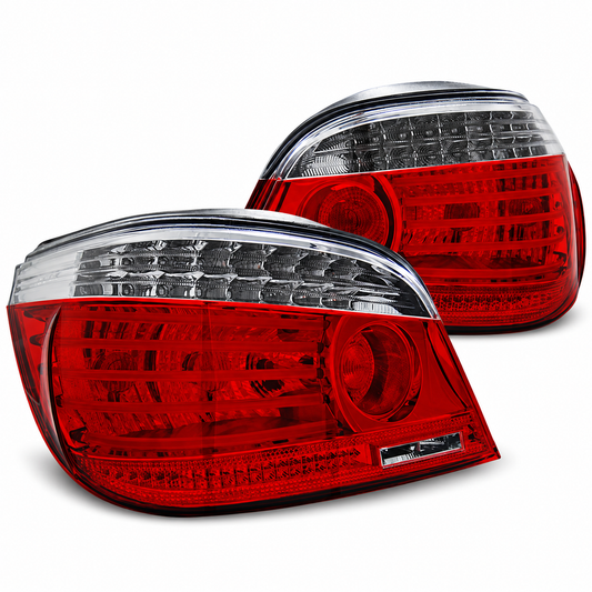 LED Rückleuchten passend für BMW E60 2003–2007 Rot/Weiß