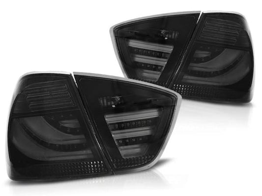 LED Lightbar Rückleuchten passend für BMW E90 Limo Bj. 05-08 Smoke