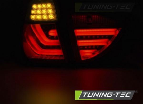 LED Lightbar Rückleuchten passend für BMW E91 Touring Bj. 05-08 Rot