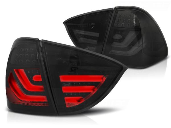 LED Lightbar Rückleuchten passend für BMW E91 Touring Bj. 05-08 Smoke