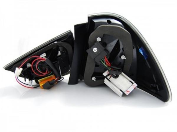 LED Lightbar Rückleuchten passend für BMW E91 LCI Touring Bj. 08-12 Schwarz Smoke