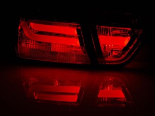 LED Lightbar Rückleuchten passend für BMW E90 Limo Bj. 05-08 Rot