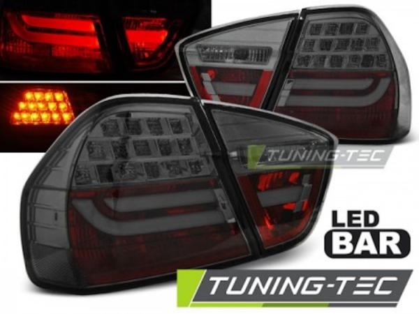 LED Lightbar Rückleuchten passend für BMW E90 Limo Bj. 05-08 Smoke