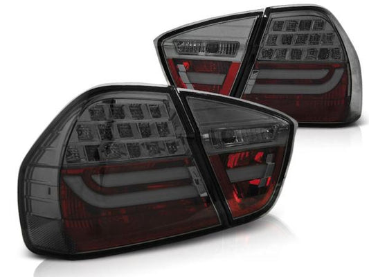 LED Lightbar Rückleuchten passend für BMW E90 Limo Bj. 05-08 Smoke