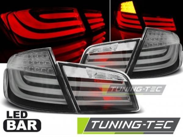 LED Lightbar Rückleuchten passend für BMW F10 Bj. 10-13 Schwarz/Grau LED Blinker