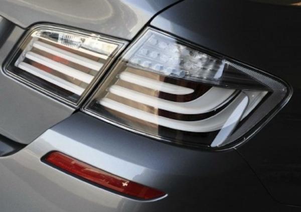 LED Lightbar Rückleuchten passend für BMW F10 Bj. 10-13 Schwarz/Grau LED Blinker