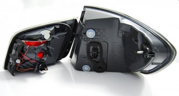 LED Lightbar Rückleuchten passend für BMW F10 Bj. 10-13 Schwarz/Grau LED Blinker
