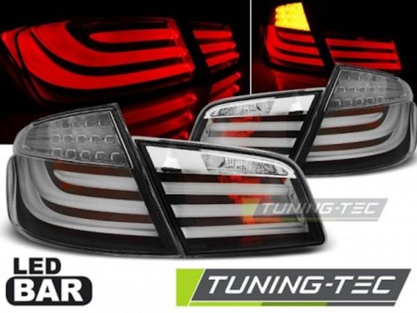 LED Lightbar Rückleuchten passend für BMW F10 Bj. 10-13 Schwarz LED Blinker