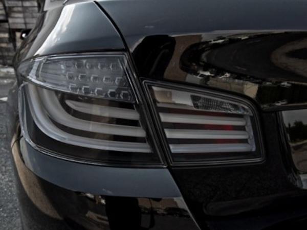 LED Lightbar Rückleuchten passend für BMW F10 Bj. 10-13 Smoke LED Blinker