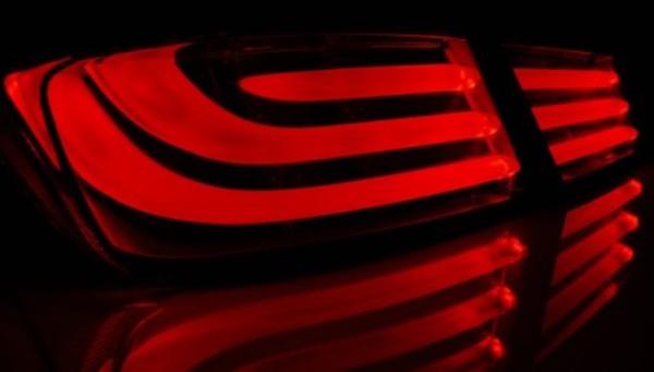 LED Lightbar Rückleuchten passend für BMW F10 Bj. 10-13 Smoke LED Blinker