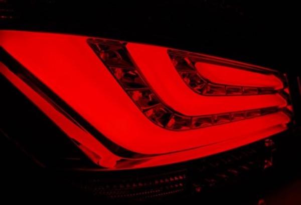 LED Lightbar Rückleuchten passend für BMW E60 LCI Limo Bj. 07-10 Rot/Smoke