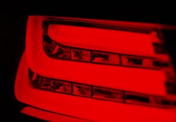 LED Lightbar Rückleuchten passend für BMW E60 LCI Limo Bj. 07-10 Rot/Smoke