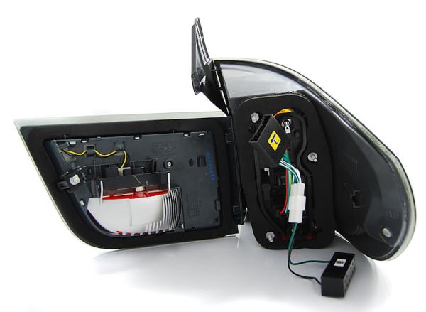 LED Lightbar Rückleuchten passend für BMW X5 E70 Bj. 07-10 Smoke