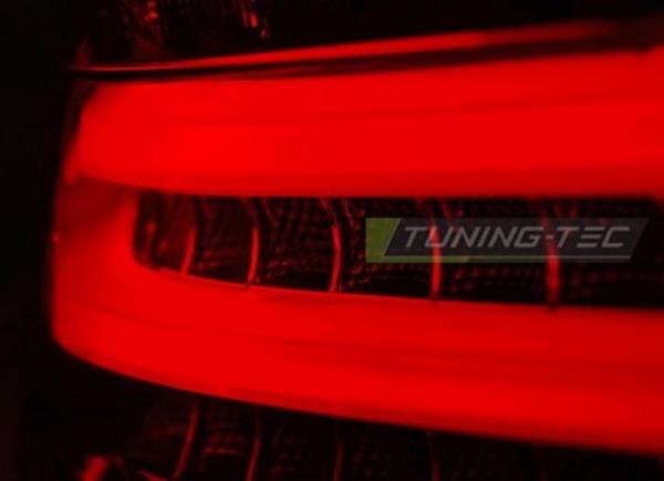 LED Lightbar Rückleuchten passend für BMW E92 Coupe Bj. 06-10 Rot/Chrom LCI Optik