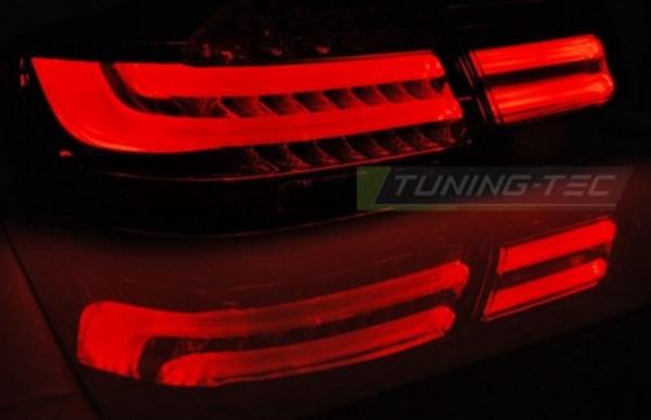 LED Lightbar Rückleuchten passend für BMW E92 Coupe Bj. 06-10 Rot/Chrom LCI Optik
