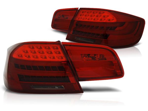 LED Lightbar Rückleuchten passend für BMW E92 Coupe Bj. 06-10 Rot/Smoke LCI Optik