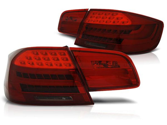 LED Lightbar Rückleuchten passend für BMW E92 Coupe Bj. 06-10 Rot/Smoke LCI Optik