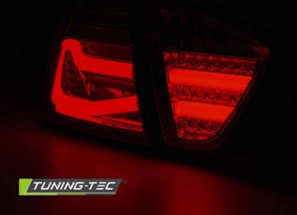 LED Lightbar Rückleuchten passend für BMW E90 Limo Bj. 05-08 Rot/Smoke