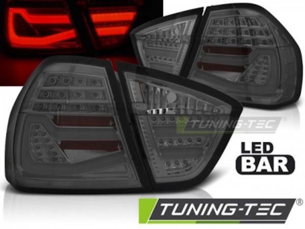 LED Lightbar Rückleuchten passend für BMW E90 Limo Bj. 05-08 Smoke
