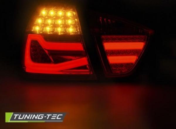 LED Lightbar Rückleuchten passend für BMW E90 Limo Bj. 05-08 Smoke