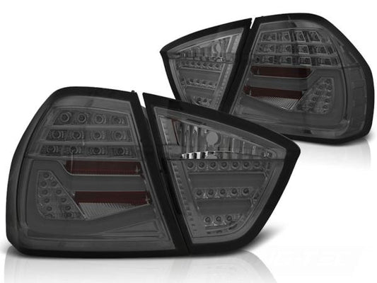 LED Lightbar Rückleuchten passend für BMW E90 Limo Bj. 05-08 Smoke