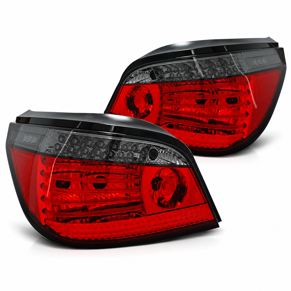 LED Rückleuchten passend für BMW E60 07.03-07 Rot/Smoke dynamisch