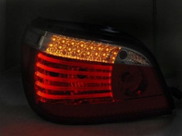 LED Rückleuchten passend für BMW E60 LCI Limo Bj. 07-10 Rot/Smoke dynamischer Blinker