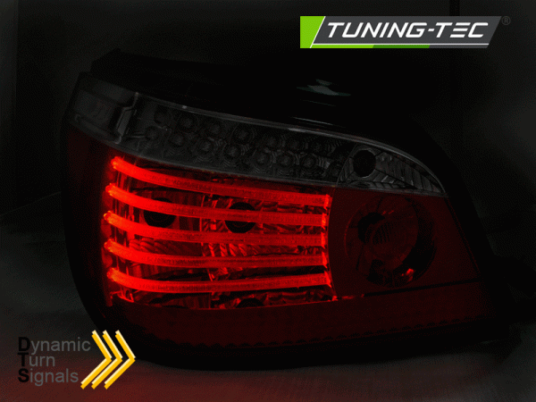 LED Rückleuchten passend für BMW E60 LCI Limo Bj. 07-10 Rot/Smoke dynamischer Blinker