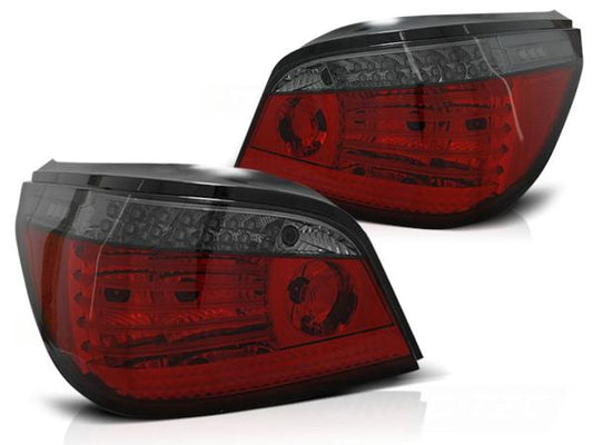 LED Rückleuchten passend für BMW E60 LCI Limo Bj. 07-10 Rot/Smoke dynamischer Blinker