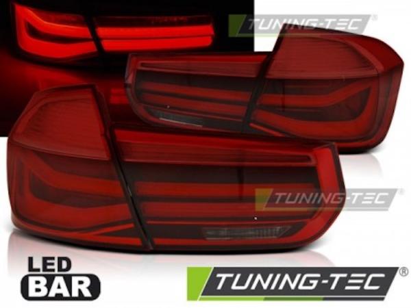 LED Lightbar Rückleuchten passend für BMW F30 Limo Bj. 11-15 Rot