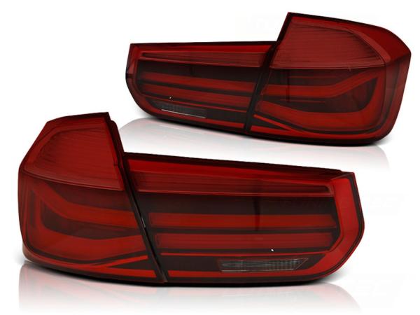 LED Lightbar Rückleuchten passend für BMW F30 Limo Bj. 11-15 Rot