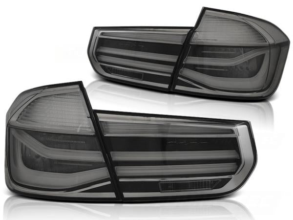 LED Lightbar Rückleuchten passend für BMW F30 Limo Bj. 11-15 Smoke