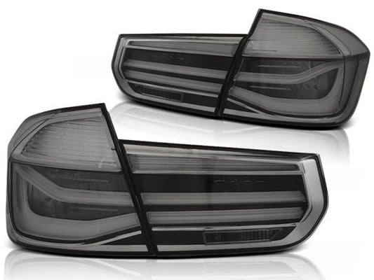 LED Lightbar Rückleuchten passend für BMW F30 Limo Bj. 11-15 Smoke