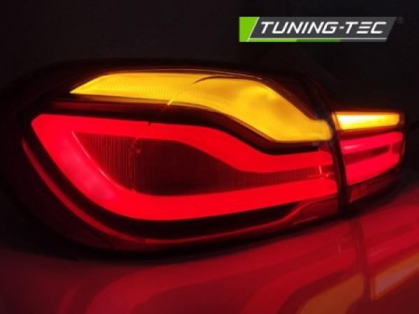 Voll LED Lightbar Rückleuchten passend für BMW F32 F33 F82 Bj. 2013-2016 Rot/Smoke