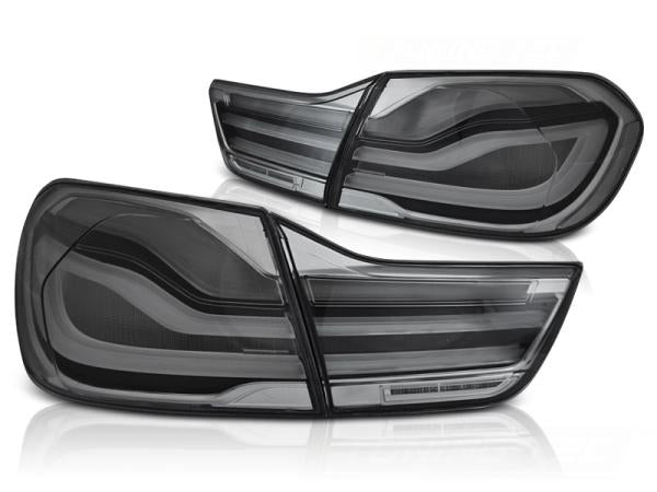 Voll LED Lightbar Rückleuchten passend für BMW F32 F33 F82 Bj. 2013-2016 Smoke