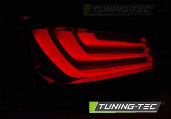 LED Lightbar Rückleuchten passend für BMW E60 LCI Limo Bj. 07-10 Rot/Smoke