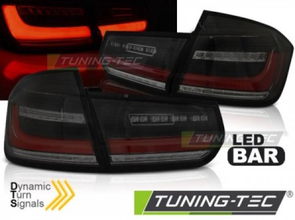 Voll LED Rückleuchten passend für BMW F30 Limo 11-19 Schwarz Smoke dynamischer Blinker