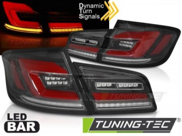 Voll LED Lightbar Rückleuchten passend für BMW F10 Limo Bj. 10-16 Schwarz