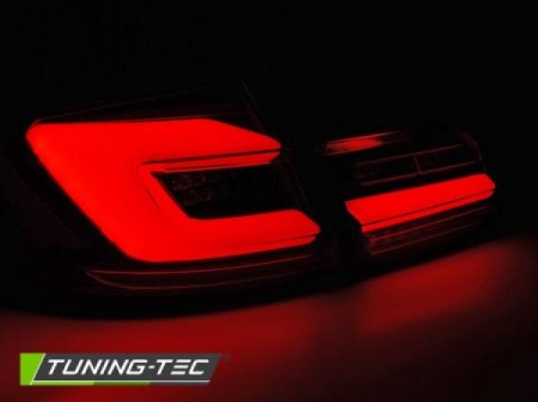 Voll LED Lightbar Rückleuchten passend für BMW F10 Limo Bj. 10-16 Schwarz Smoke