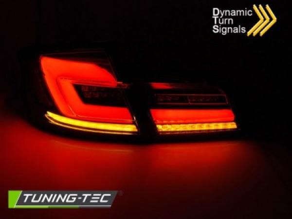 Voll LED Lightbar Rückleuchten passend für BMW F10 Limo Bj. 10-16 Schwarz Smoke