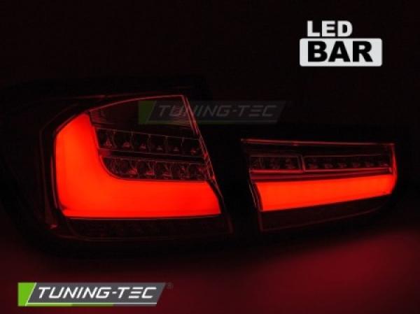 Voll LED Rückleuchten passend für BMW F30 Limo Bj. 11-15 Rot/Chrom dynamischer Blinker